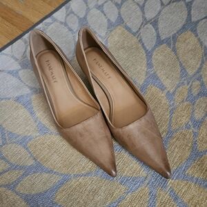 Genuine Leather Tan Women's Shoes